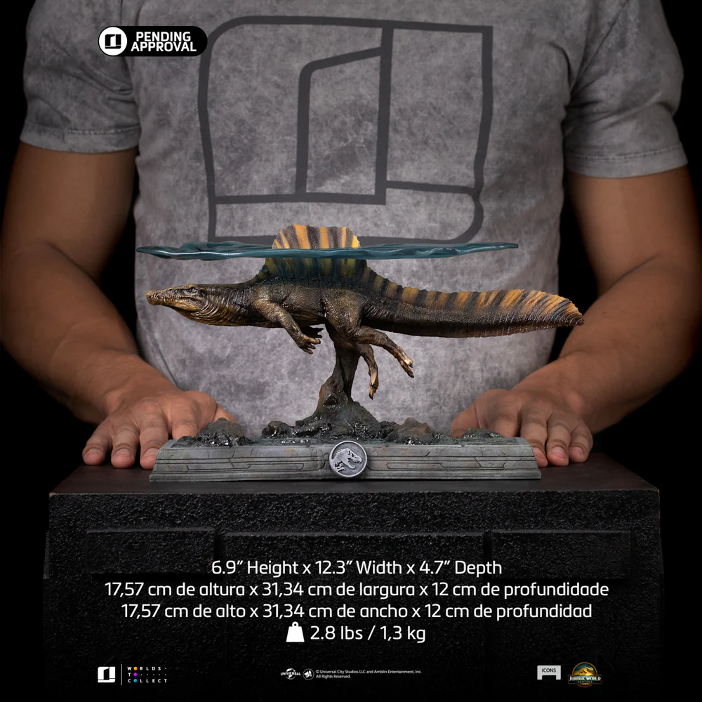 Digital Pre-Order - Statue Spinosaurus - Jurassic World: Rebirth - Icons - Iron Studios - Image 19