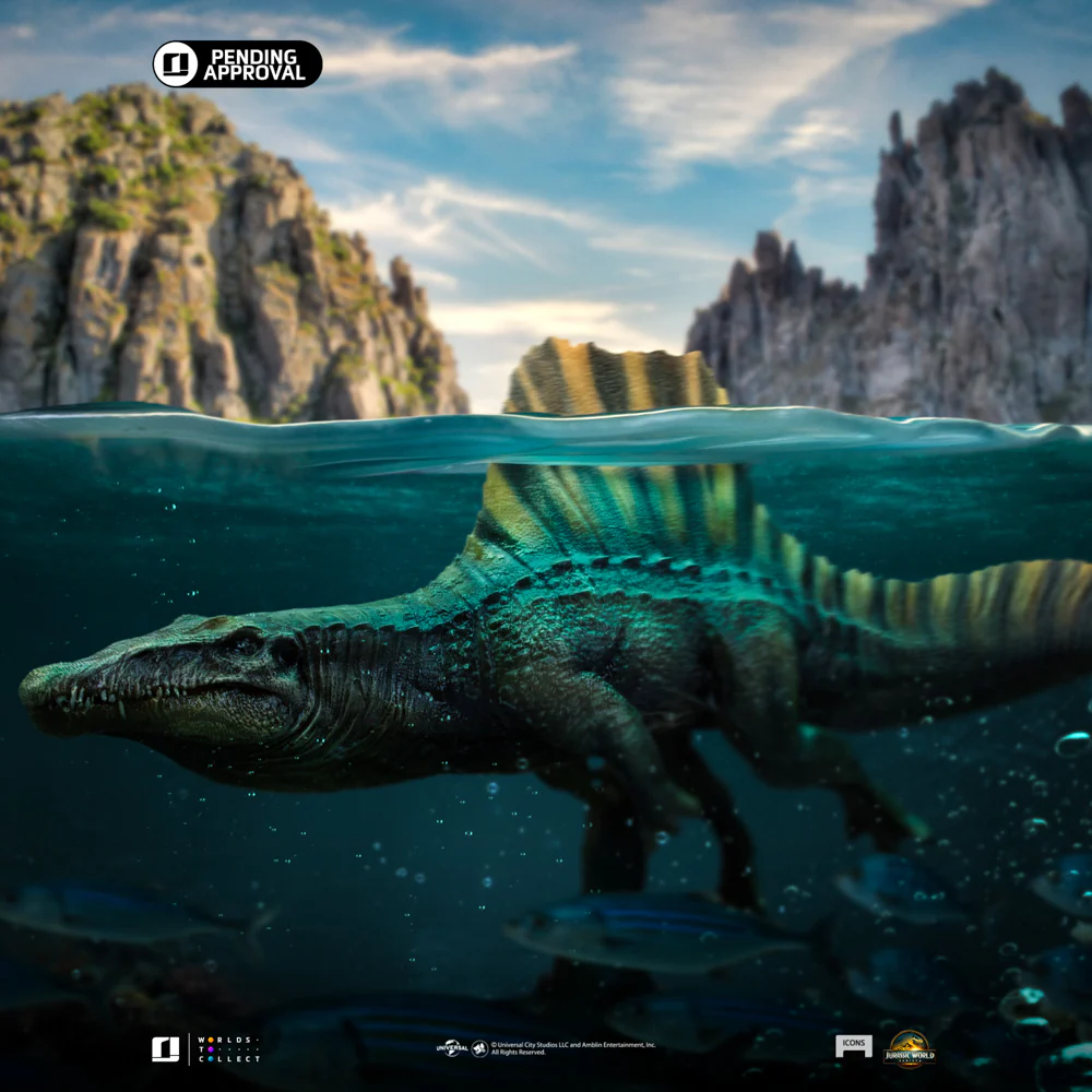 Digital Pre-Order - Statue Spinosaurus - Jurassic World: Rebirth - Icons - Iron Studios - Image 3