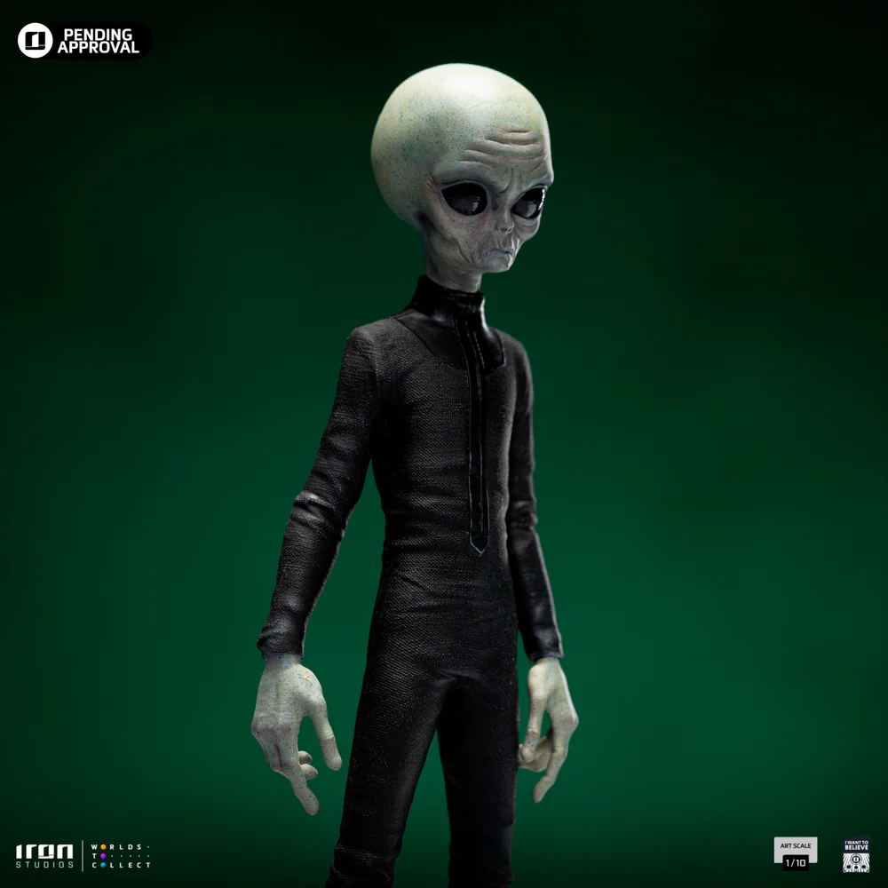 Statue Grey Alien  I Want To Believe  Art Scale 1/10  Iron Studios - Image 10
