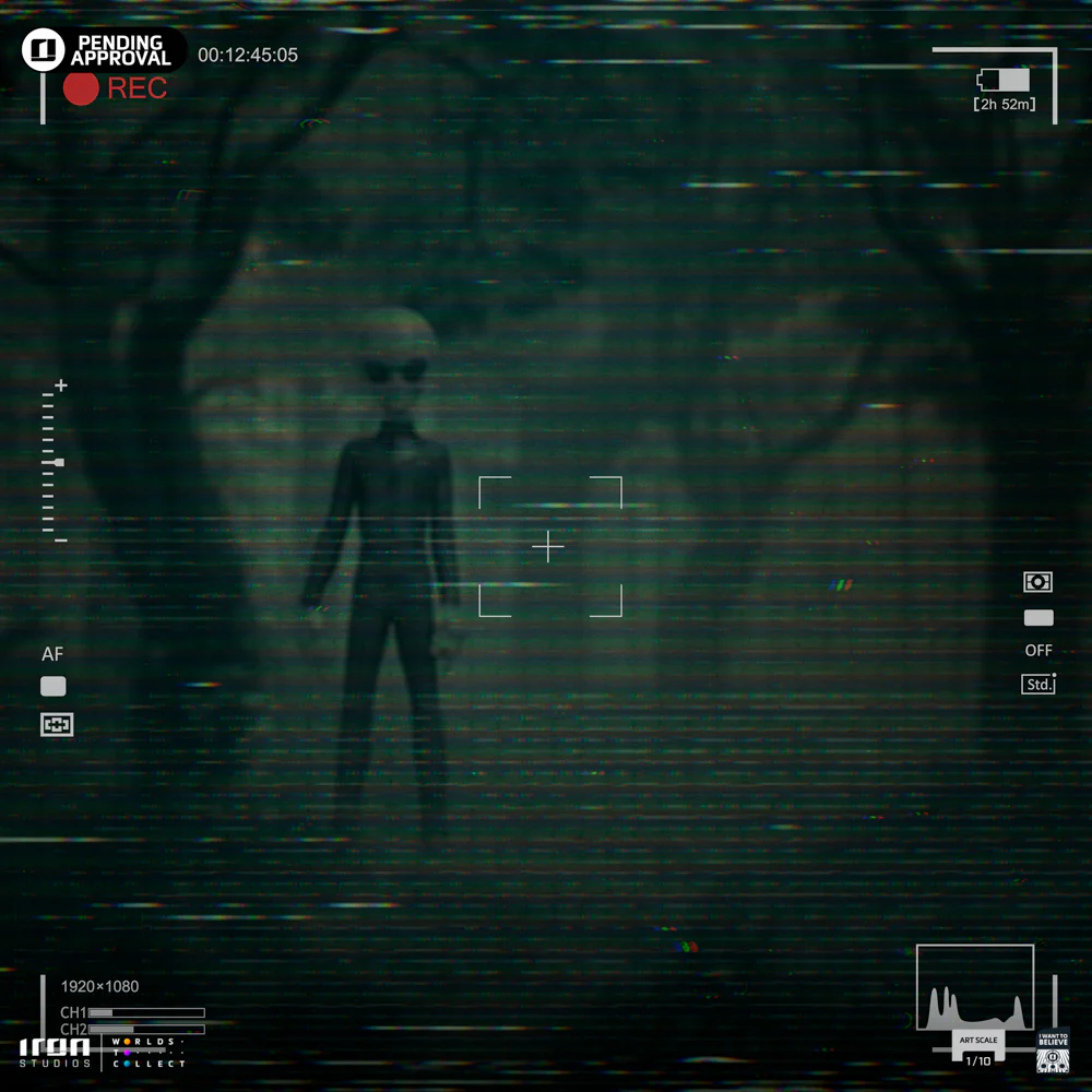 Statue Grey Alien  I Want To Believe  Art Scale 1/10  Iron Studios - Image 11