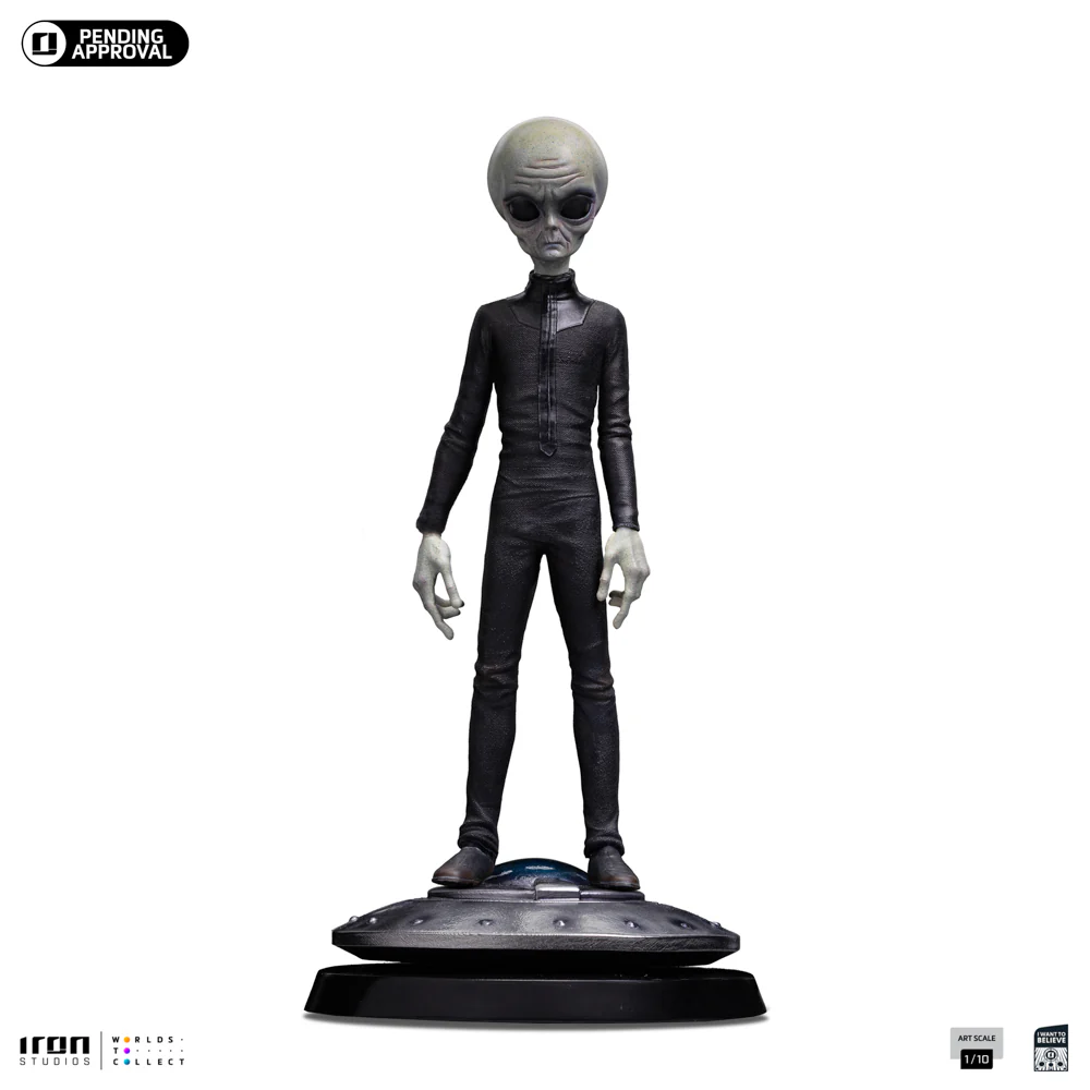 Statue Grey Alien  I Want To Believe  Art Scale 1/10  Iron Studios - Image 12