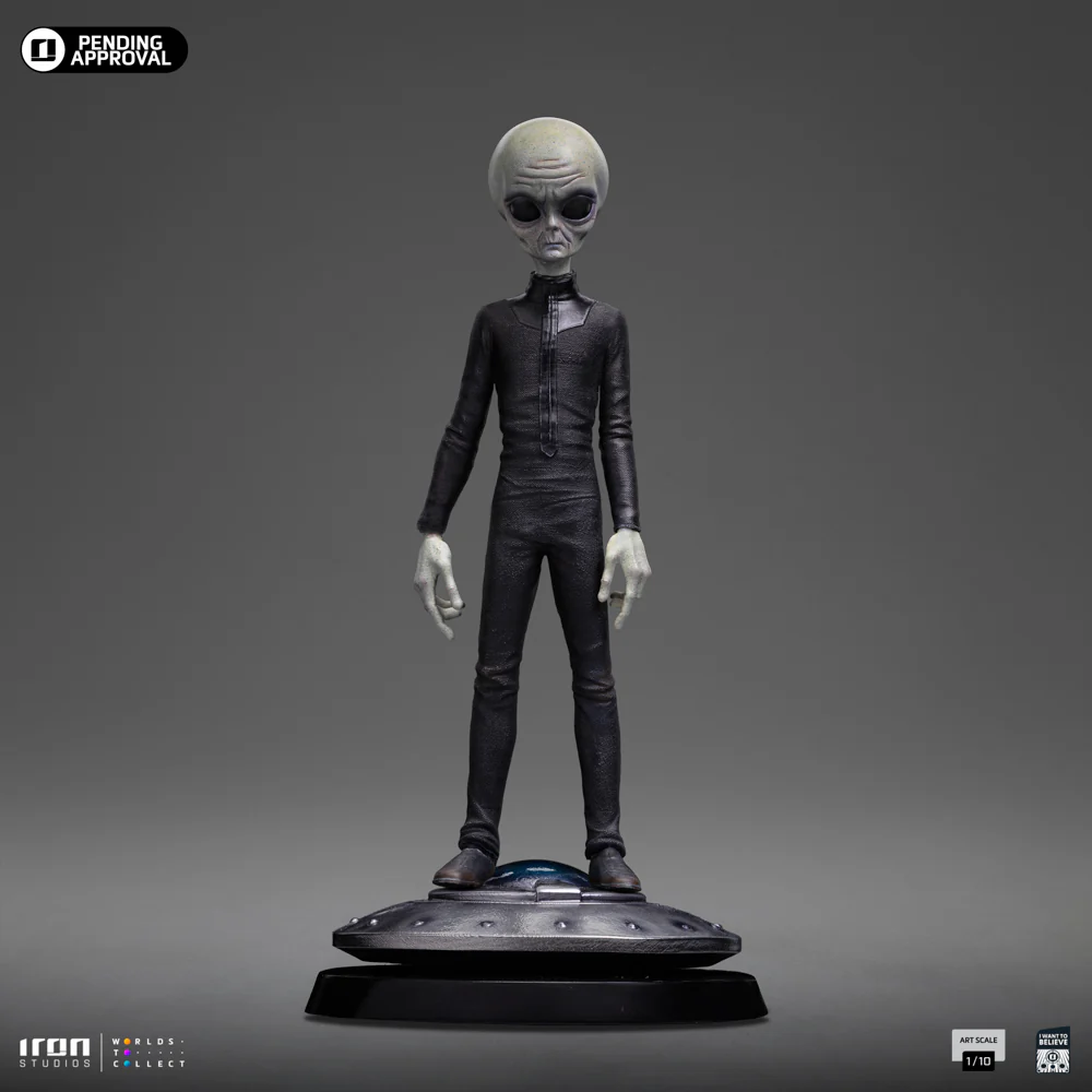 Statue Grey Alien  I Want To Believe  Art Scale 1/10  Iron Studios - Image 3