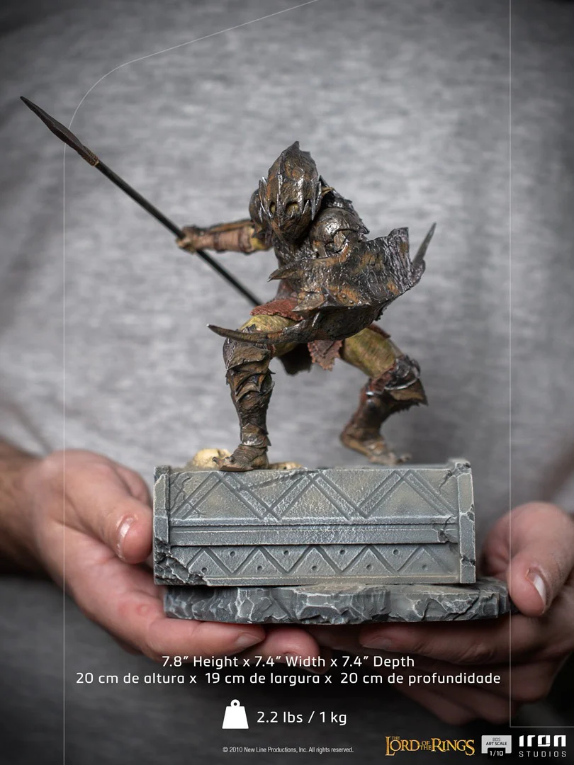 Armored Orc The Lord of the Rings Art Scale 1/10 Iron Studios - Image 7