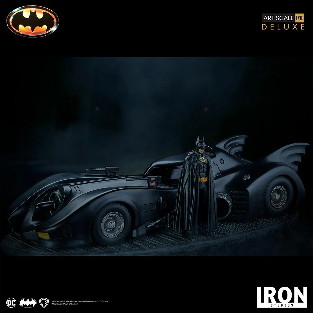 Statue Batman & Batmobile (Deluxe) - Batman 1989 - Art Scale - Iron Studios - Image 4