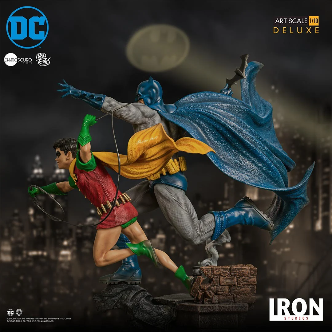 Batman & Robin by Ivan Reis - DC Comics - Art Scale 1/10 - Iron Studios - Image 3