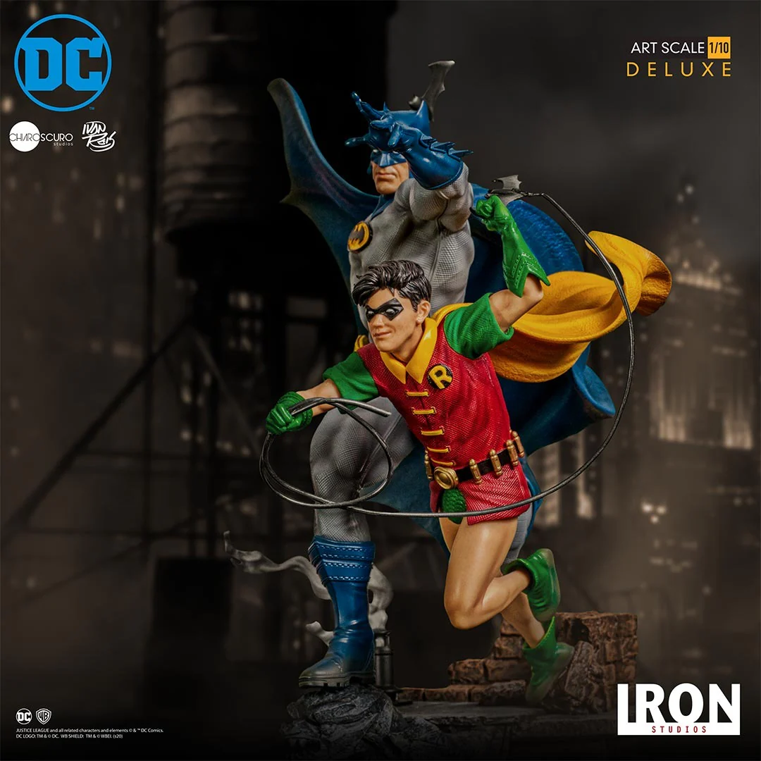 Batman & Robin by Ivan Reis - DC Comics - Art Scale 1/10 - Iron Studios - Image 4