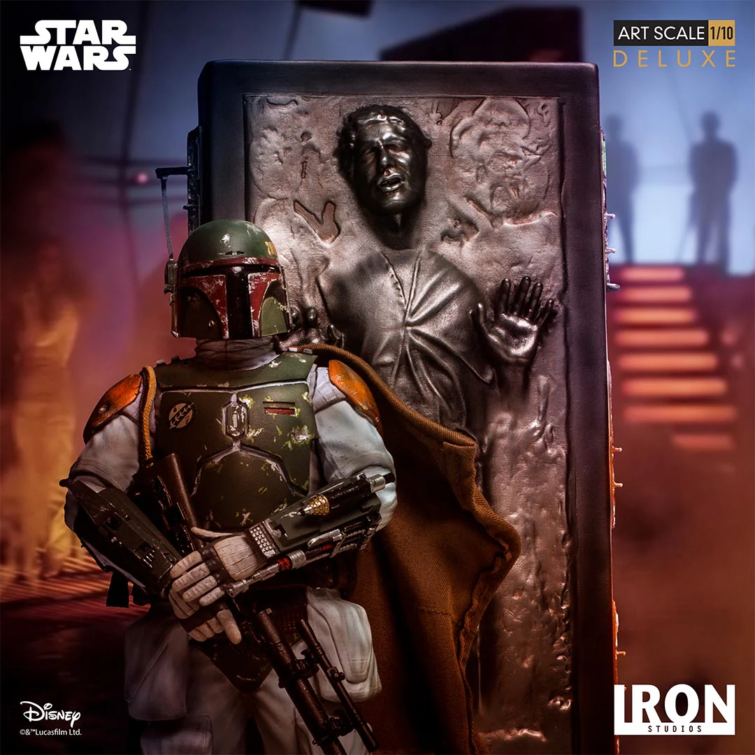 Statue Boba Fett & Han Solo in Carbonite Deluxe - Star Wars - Art Scale 1/10 - Iron Studios - Image 5