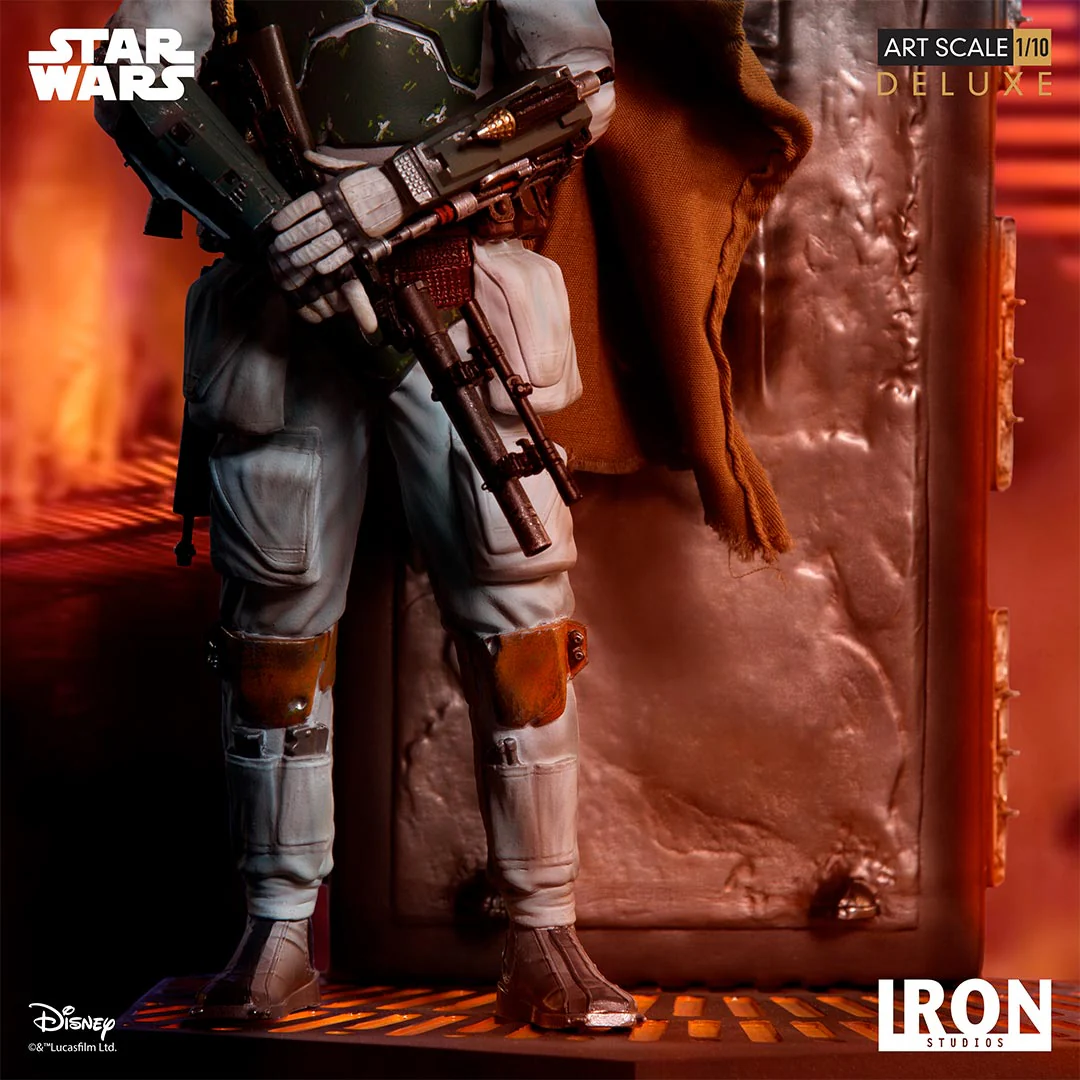 Statue Boba Fett & Han Solo in Carbonite Deluxe - Star Wars - Art Scale 1/10 - Iron Studios - Image 6