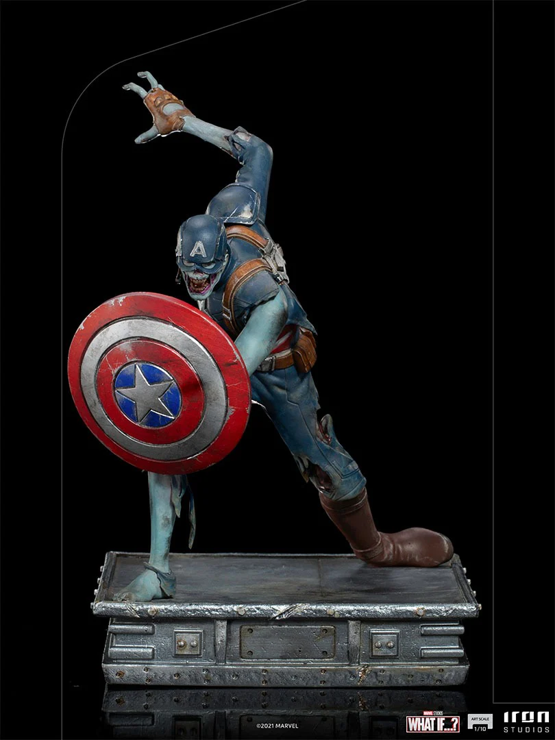Captain America Zombie What If...? Art Scale 1/10 Iron Studios - Image 10