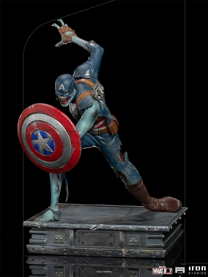 Captain America Zombie What If...? Art Scale 1/10 Iron Studios - Image 11