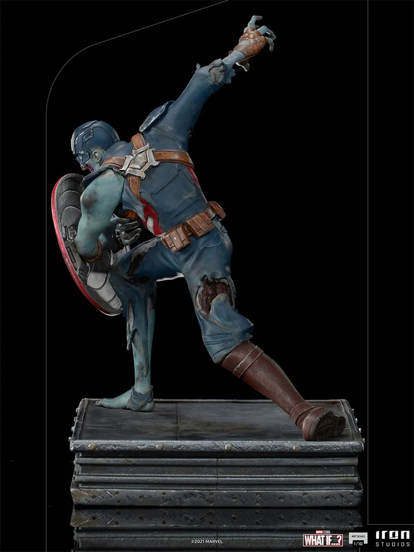 Captain America Zombie What If...? Art Scale 1/10 Iron Studios - Image 12