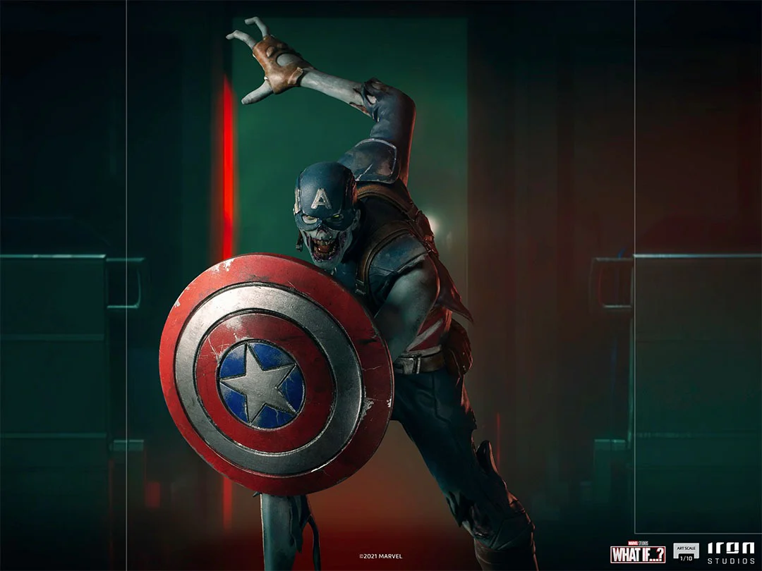 Captain America Zombie What If...? Art Scale 1/10 Iron Studios - Image 3