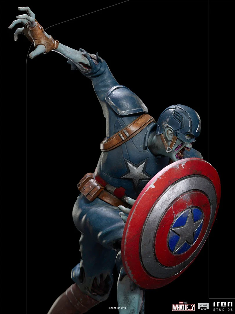 Captain America Zombie What If...? Art Scale 1/10 Iron Studios - Image 6