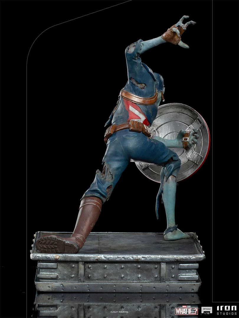 Captain America Zombie What If...? Art Scale 1/10 Iron Studios - Image 7