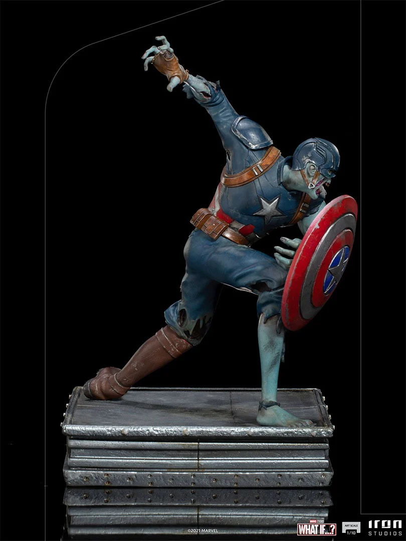 Captain America Zombie What If...? Art Scale 1/10 Iron Studios - Image 8