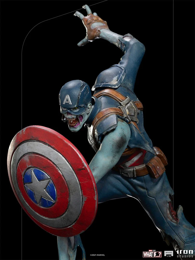 Captain America Zombie What If...? Art Scale 1/10 Iron Studios - Image 9
