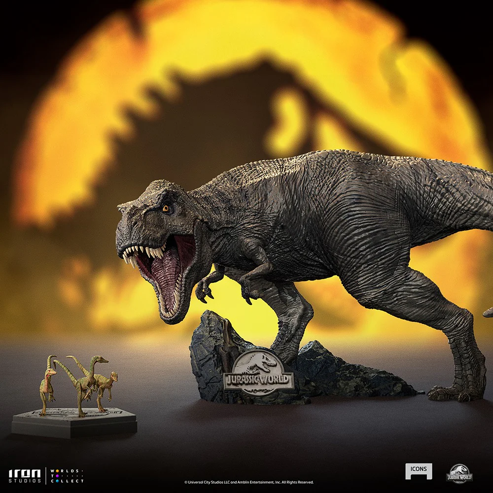 Compsognathus  Jurassic World  Icons  Iron Studios - Image 9