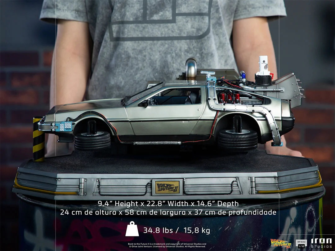 Delorean Back to the Future II Art Scale 1/10 Iron Studios - Image 14