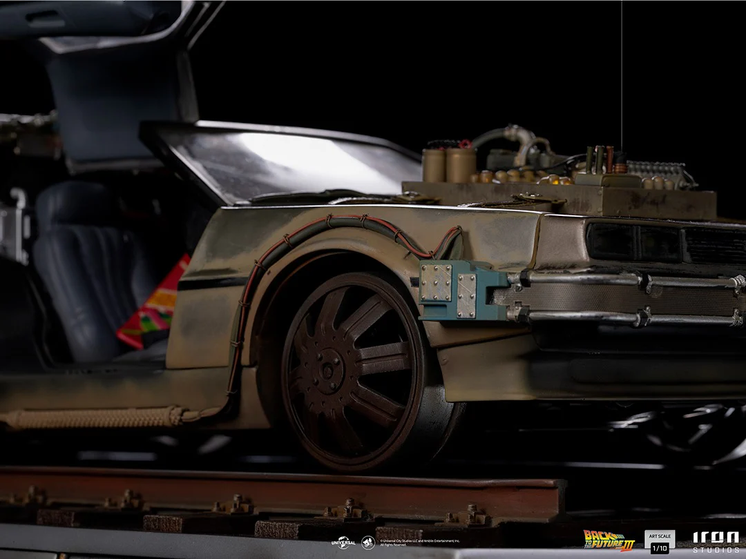 Delorean Back to the Future III Art Scale 1/10 Iron Studios - Image 4