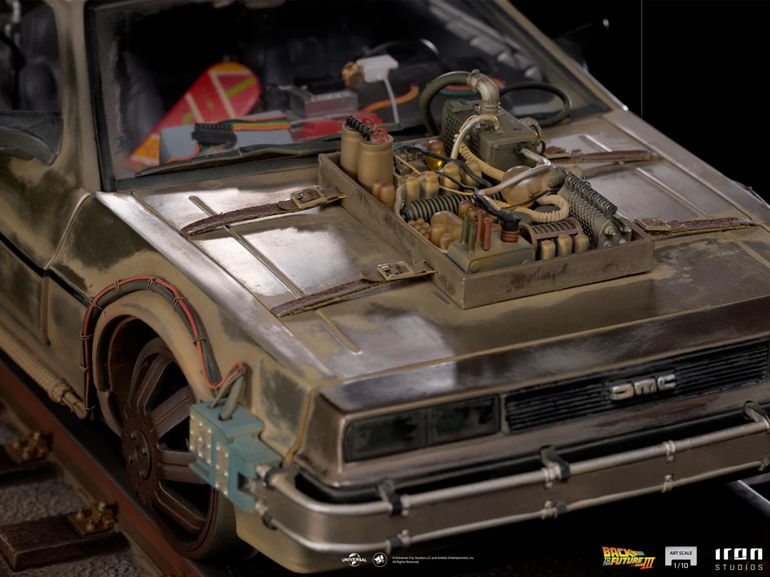 Delorean Back to the Future III Art Scale 1/10 Iron Studios - Image 5