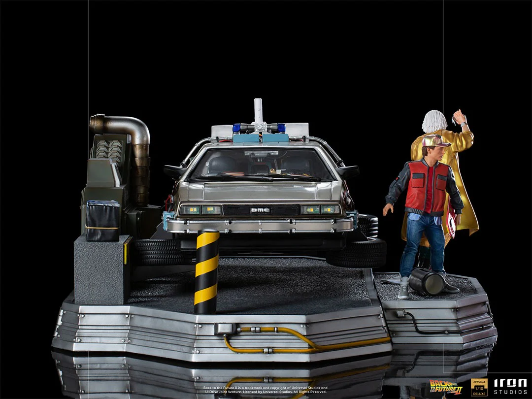 Delorean Full Set Deluxe  Back to the Future II  Art Scale 1/10  Iron Studios - Image 10