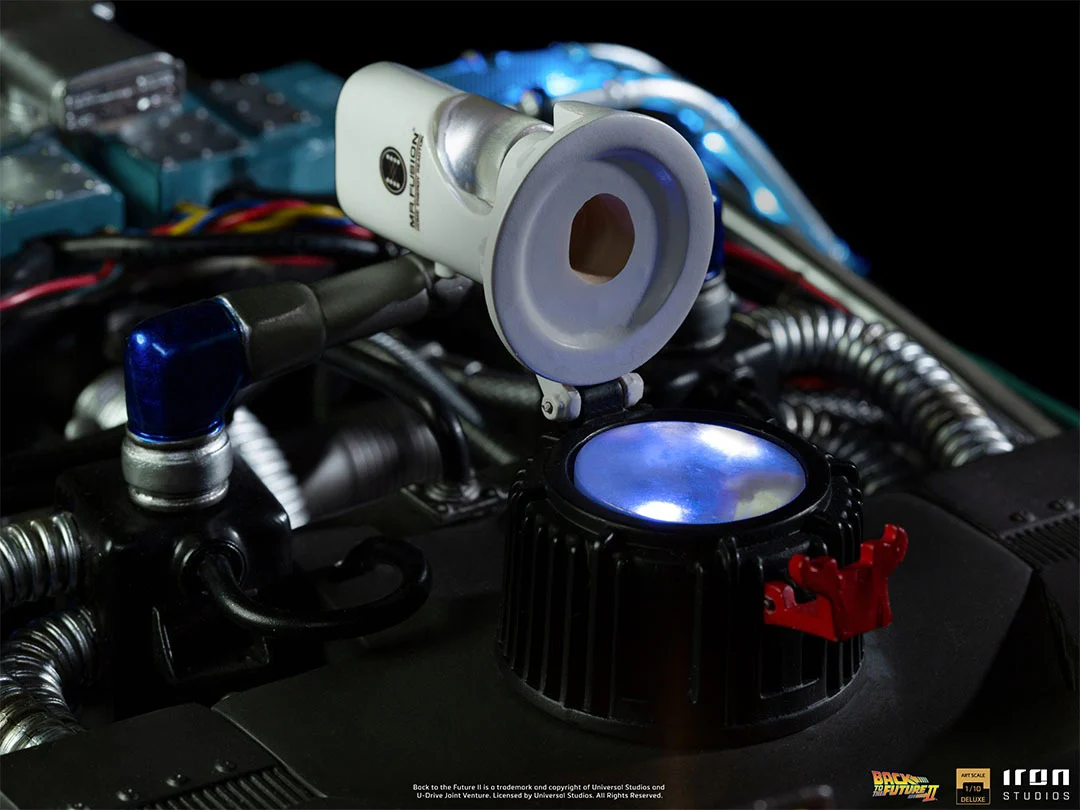 Delorean Full Set Deluxe  Back to the Future II  Art Scale 1/10  Iron Studios - Image 8