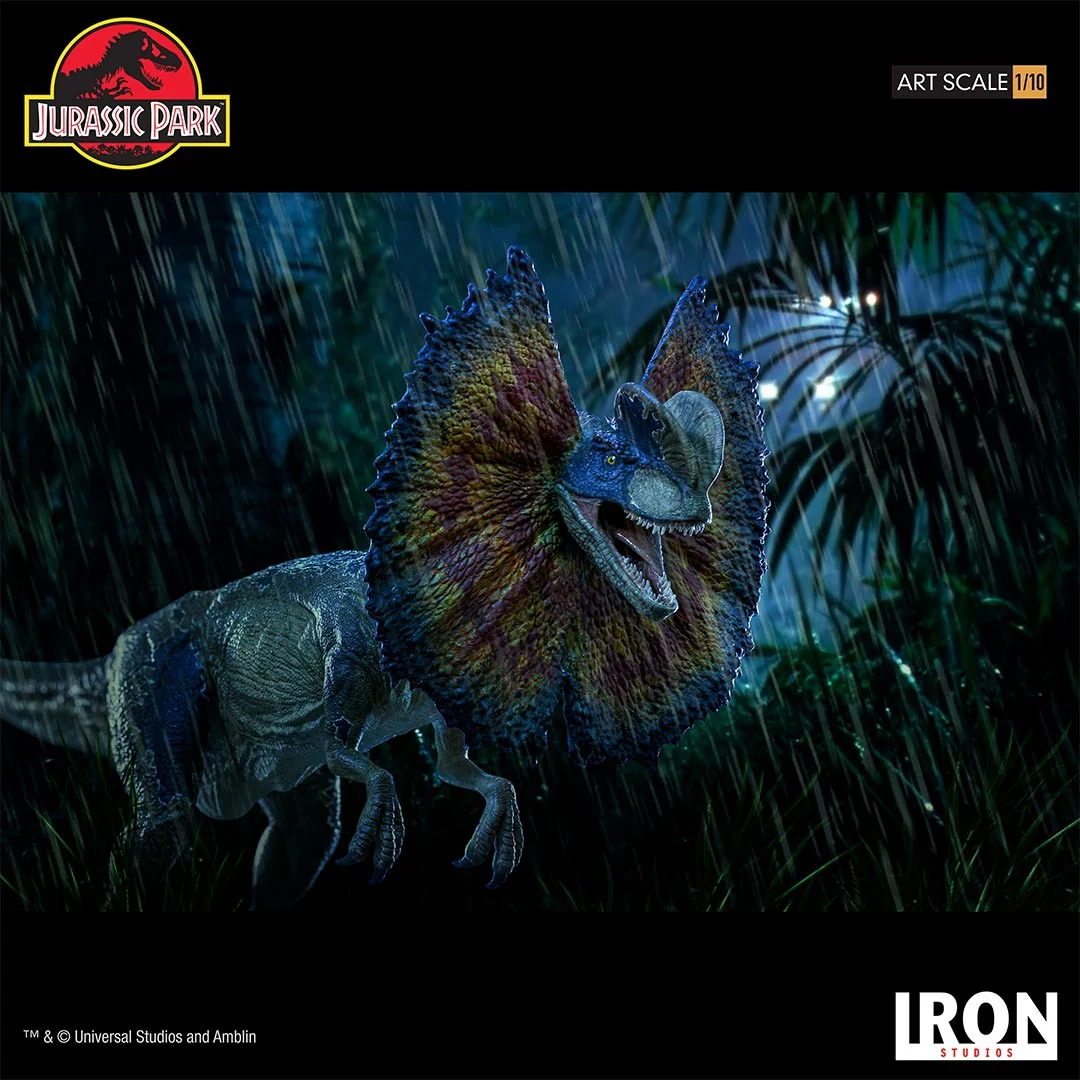 Dilophosaurus - Jurassic Park - Art Scale 1/10 - Iron Studios - Image 4