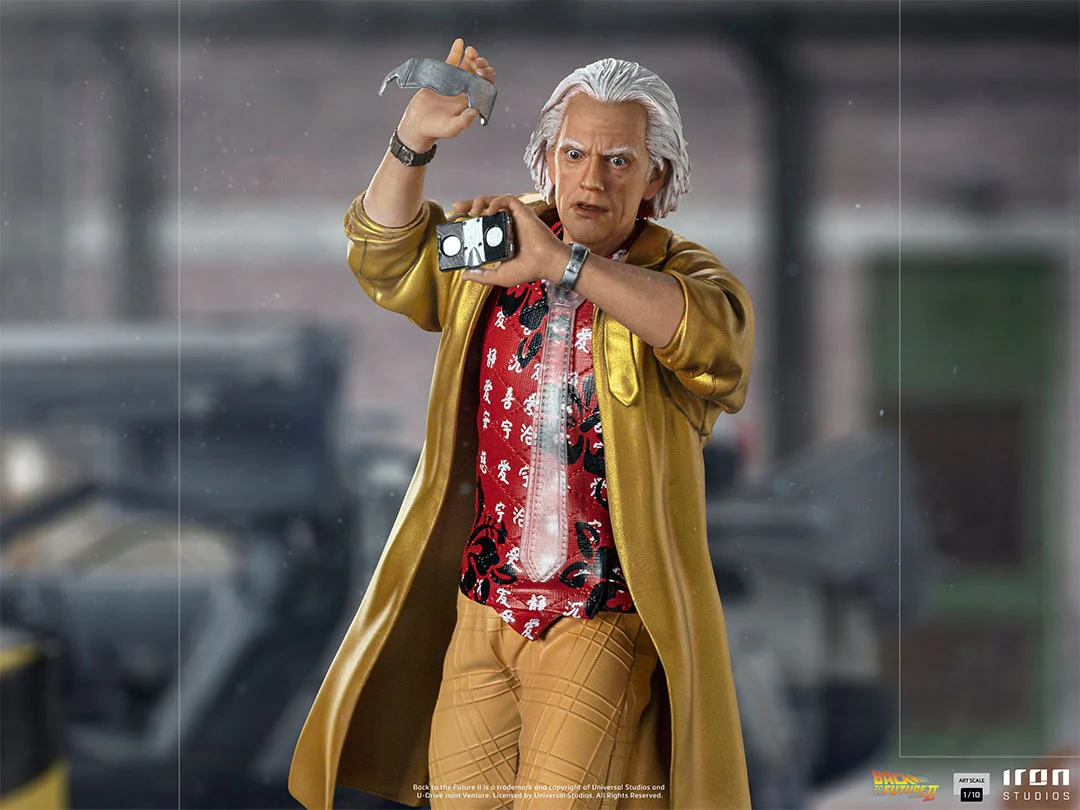 Doc Brown - Back to the Future II - Art Scale 1/10 - Iron Studios - Image 3