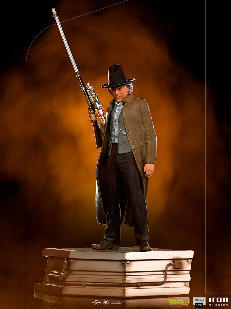 Doc Brown - Back to the Future III - Art Scale 1/10 - Iron Studios - Image 3