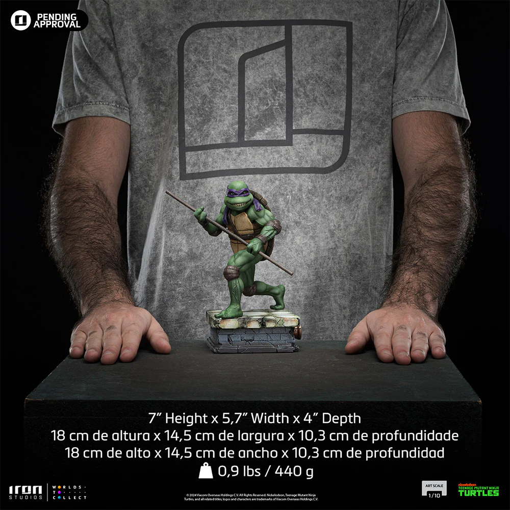 Statue Donatello  TMNT Movie  Art Scale 1/10  Iron Studios - Image 15
