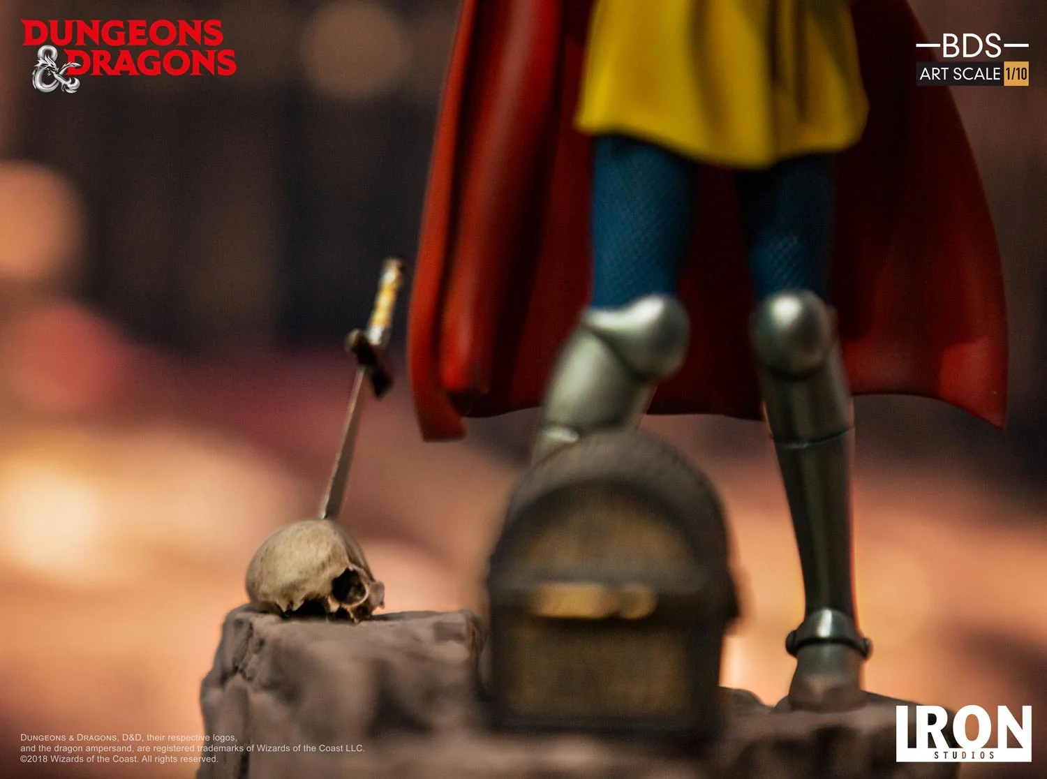 Statue Eric The Cavalier - Dungeons & Dragons - Bds Art Scale 1/10 - Iron Studios - Image 3