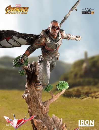 Statue Falcon - Avengers: Infinity War - Bds Art Scale 1/10 - Iron Studios - Image 6