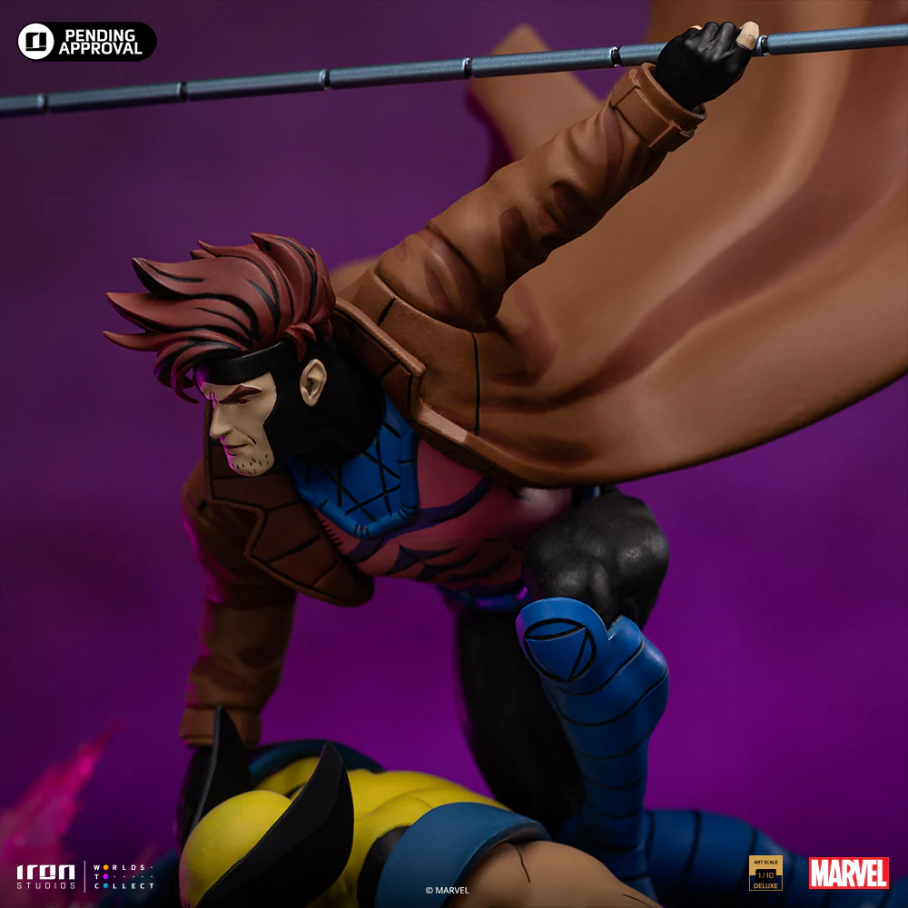 Statue Gambit and Wolverine XMen '97 Art Scale 1/10 Iron Studios - Image 8