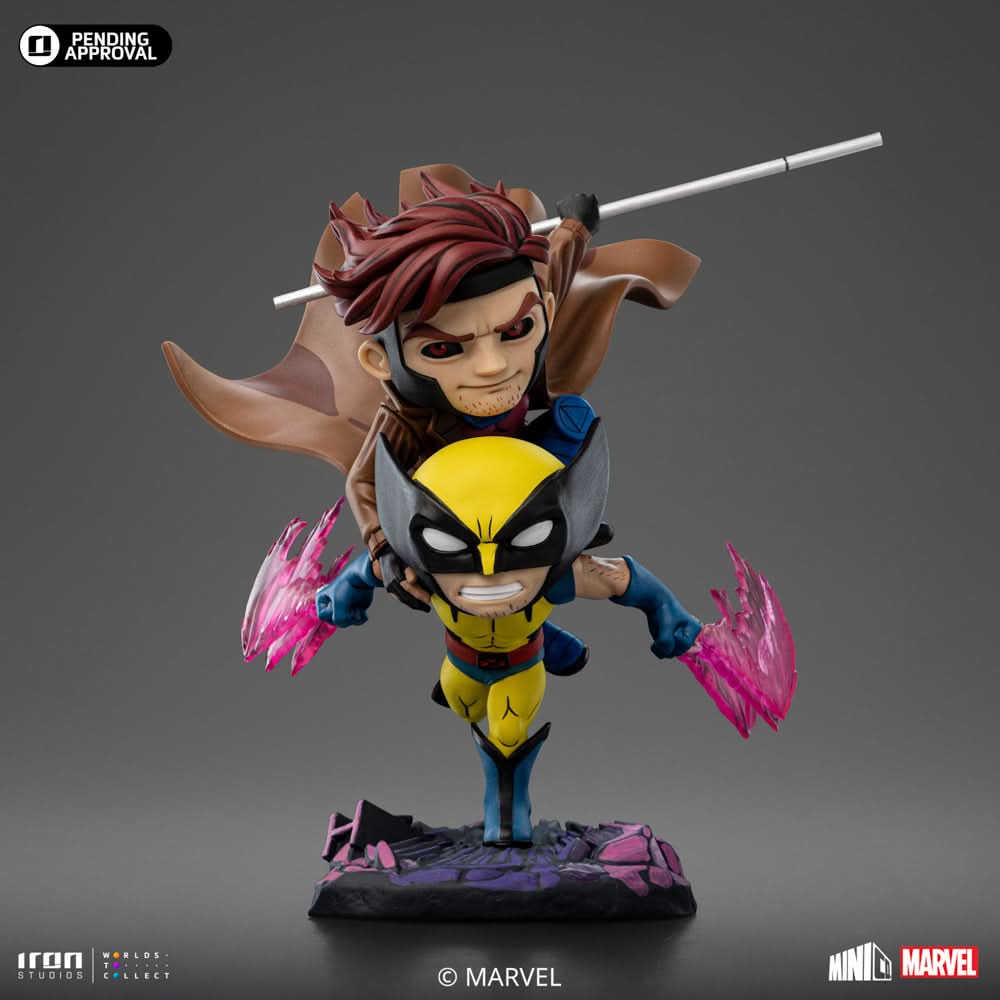 Statue Gambit and Wolverine - X-Men '97 - Minico - Iron Studios - Image 4