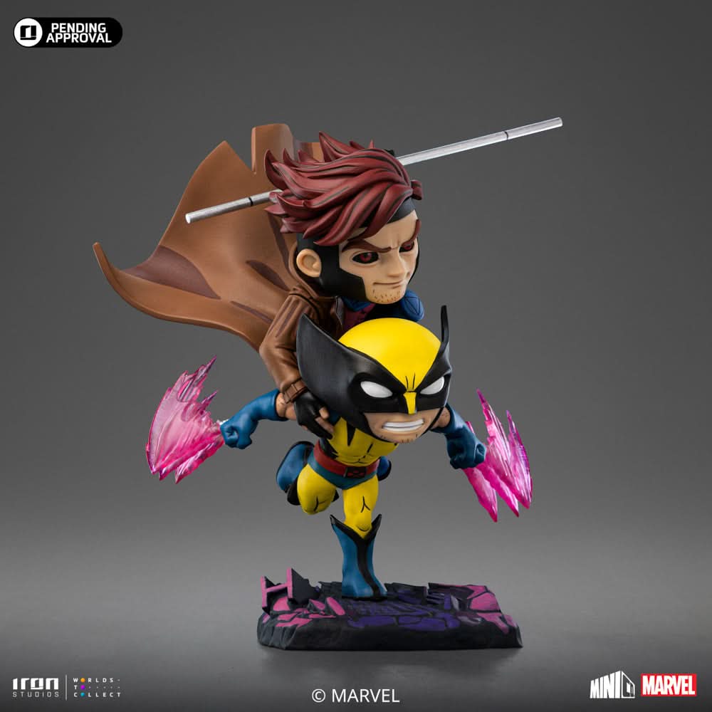 Statue Gambit and Wolverine - X-Men '97 - Minico - Iron Studios - Image 7