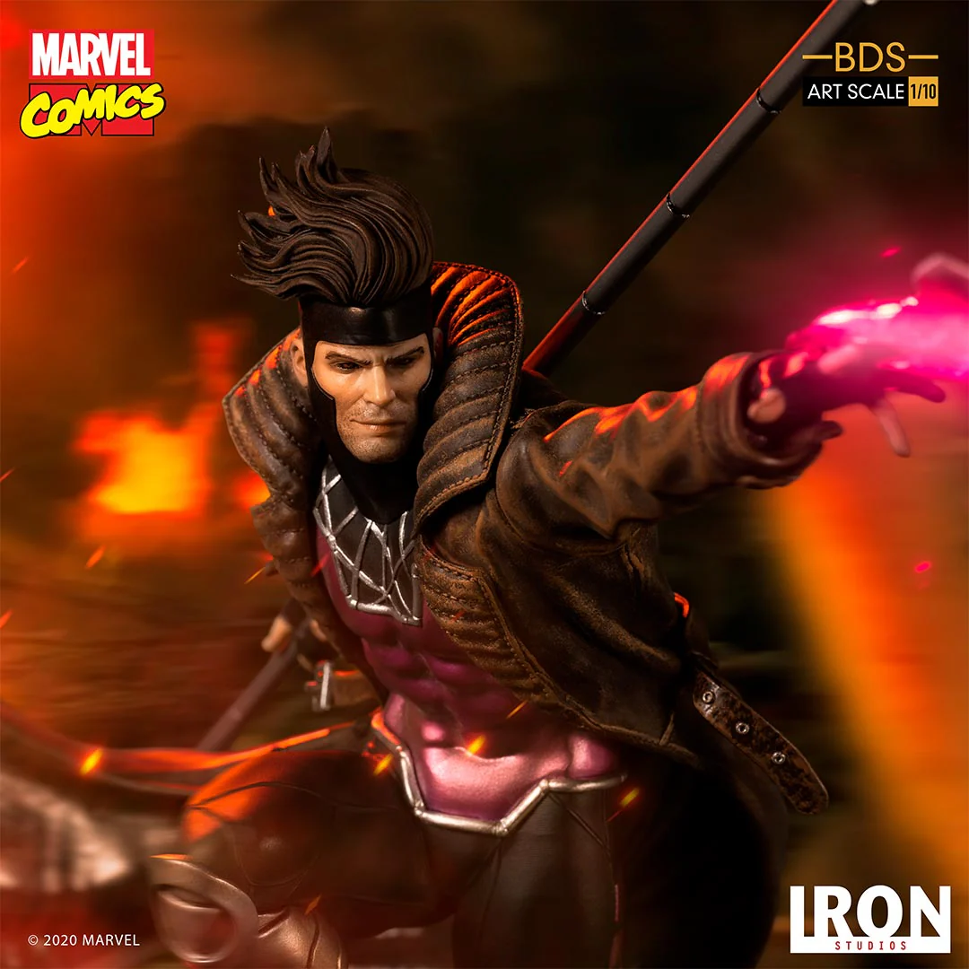 Statue Gambit - X-Men Marvel Comics - BDS Art Scale 1/10 - Iron Studios - Image 3
