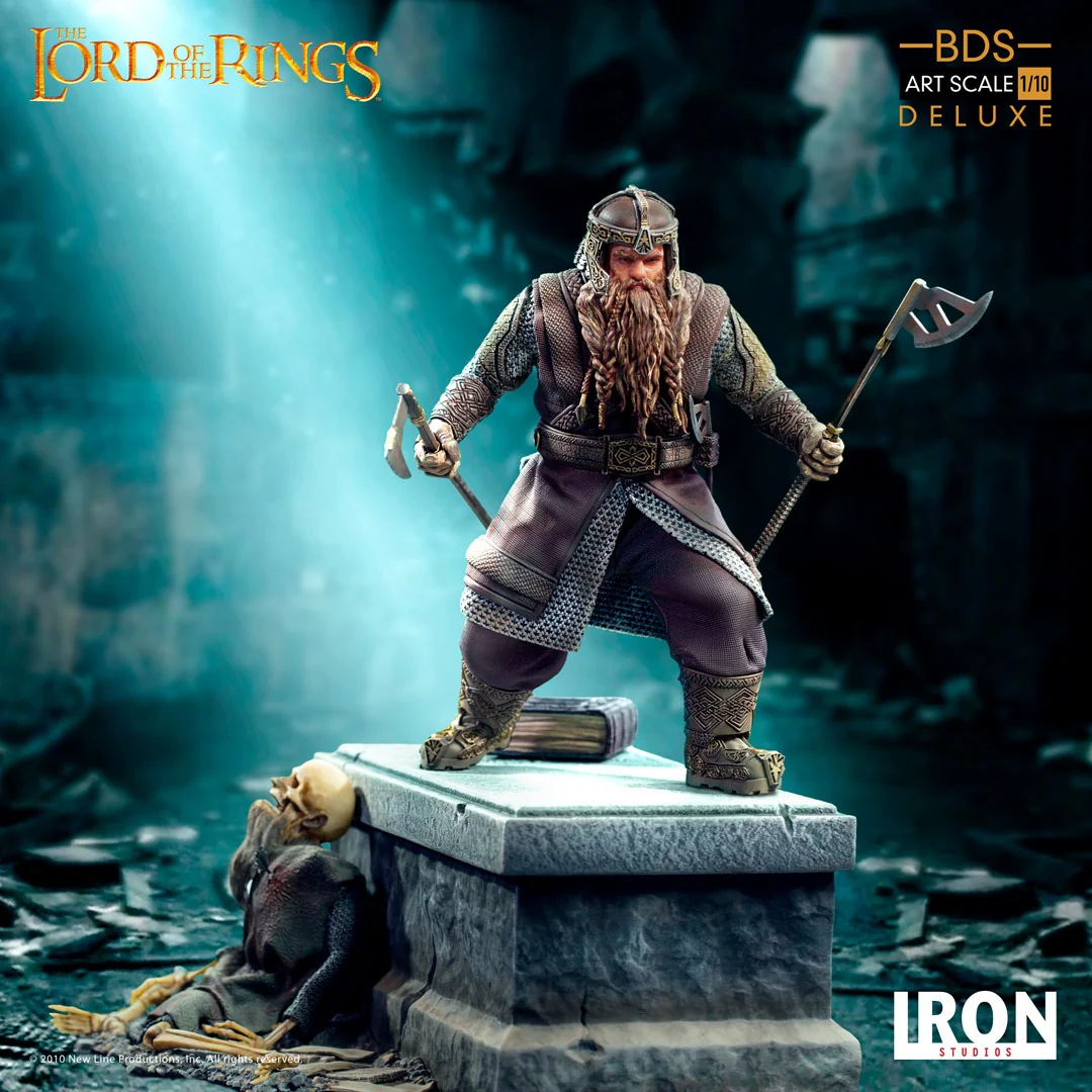 Statue Gimli Deluxe - Lord of the Rings - Art Scale 1/10 - Iron Studios - Image 4