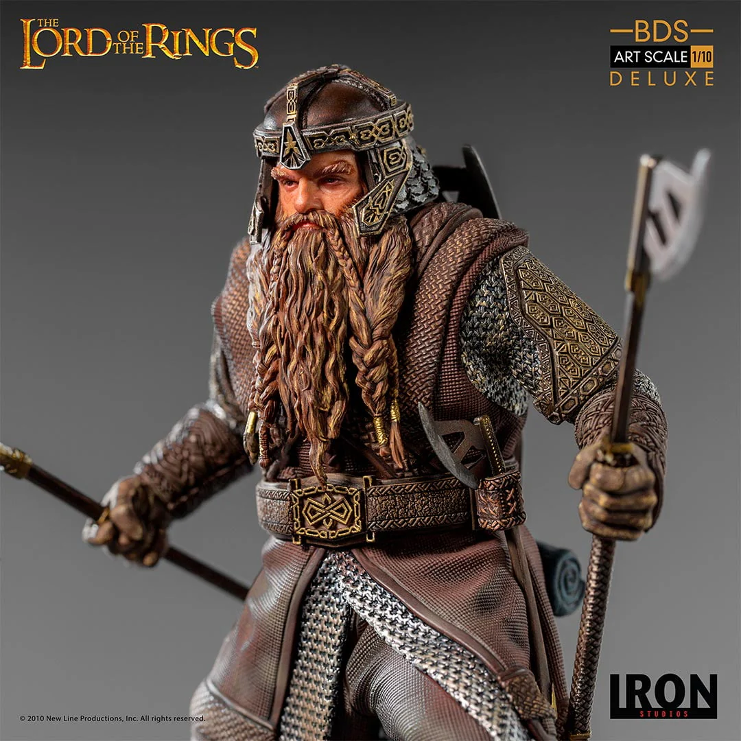 Statue Gimli Deluxe - Lord of the Rings - Art Scale 1/10 - Iron Studios - Image 6