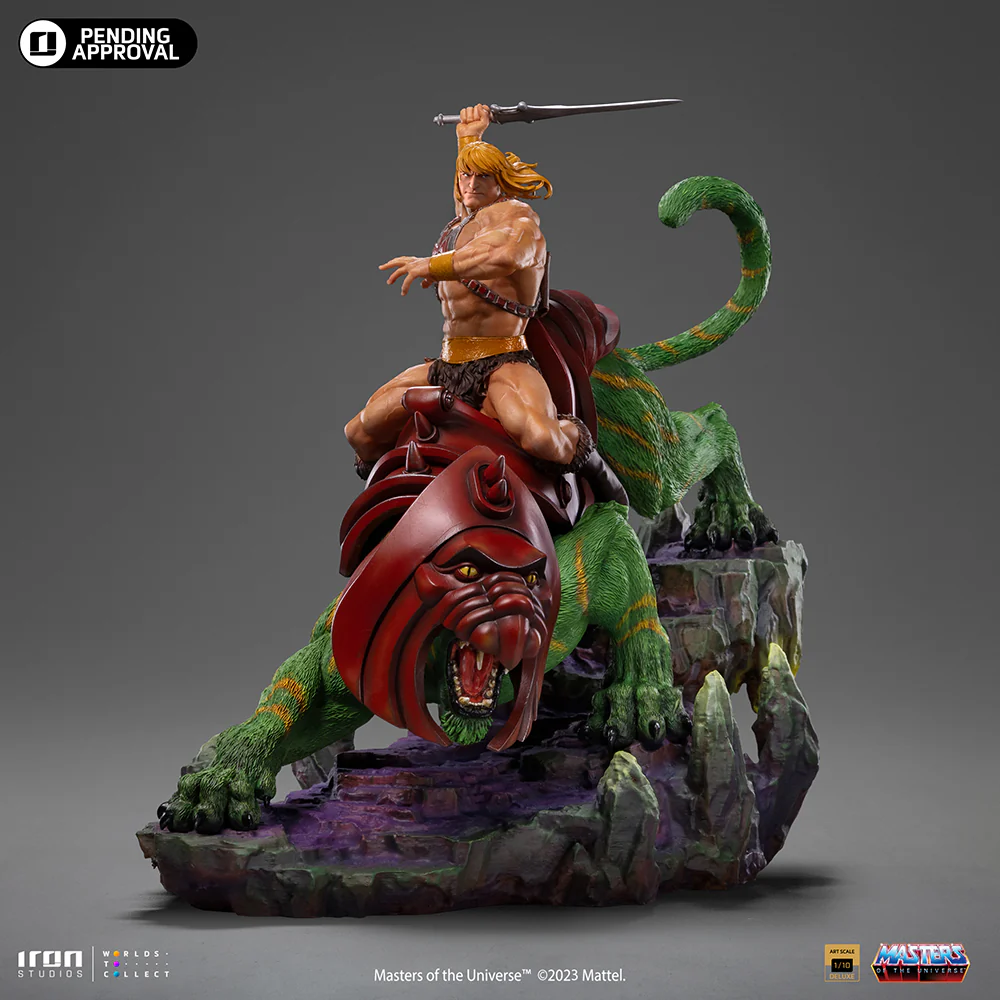 HeMan and Battle Cat  Masters of the Universe  Art Scale 1/10  Iron Studios - Image 3