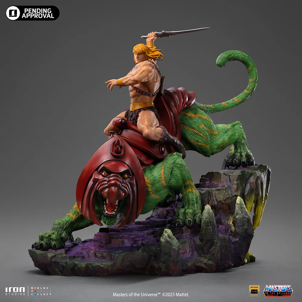 HeMan and Battle Cat  Masters of the Universe  Art Scale 1/10  Iron Studios - Image 4