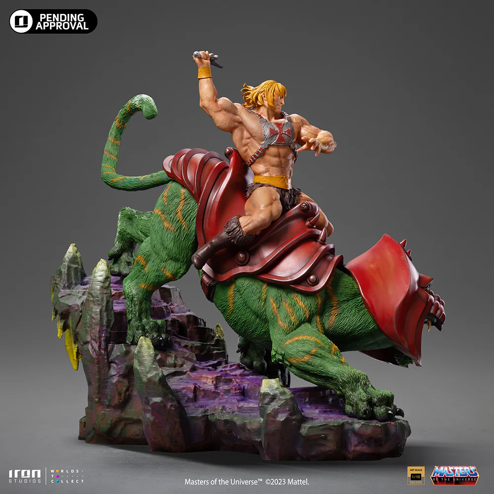 HeMan and Battle Cat  Masters of the Universe  Art Scale 1/10  Iron Studios - Image 5