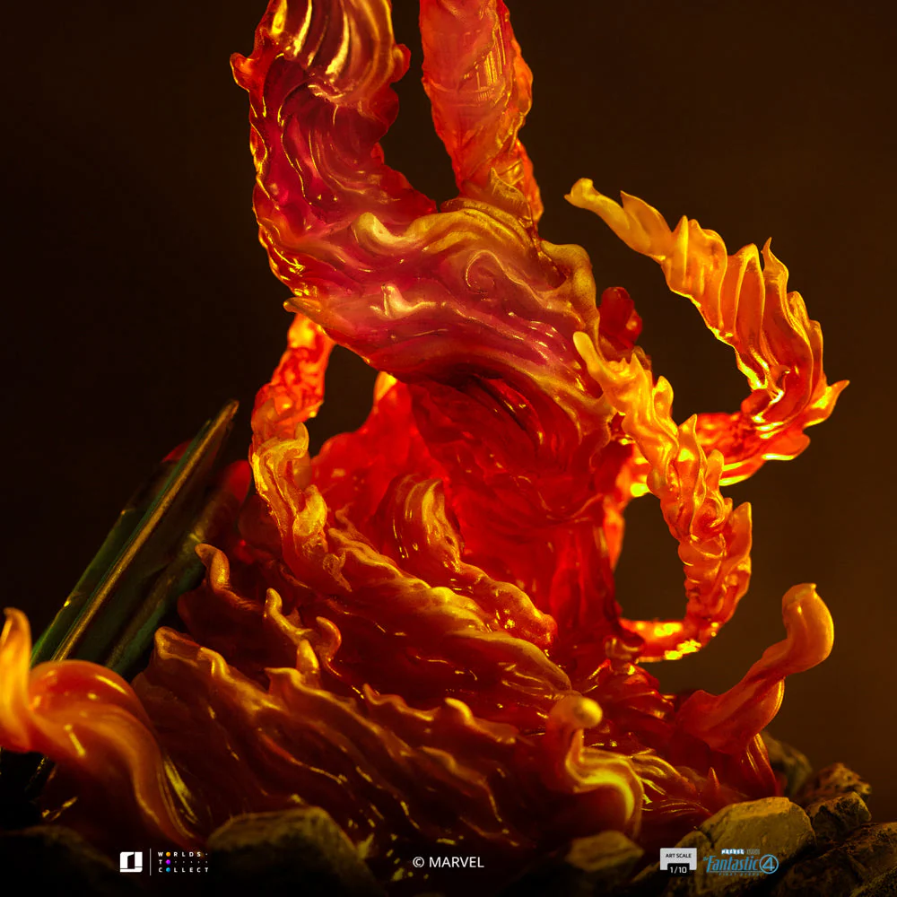 Statue Human Torch The Fantastic Four: First Steps Art Scale 1/10 Iron Studios - Image 10