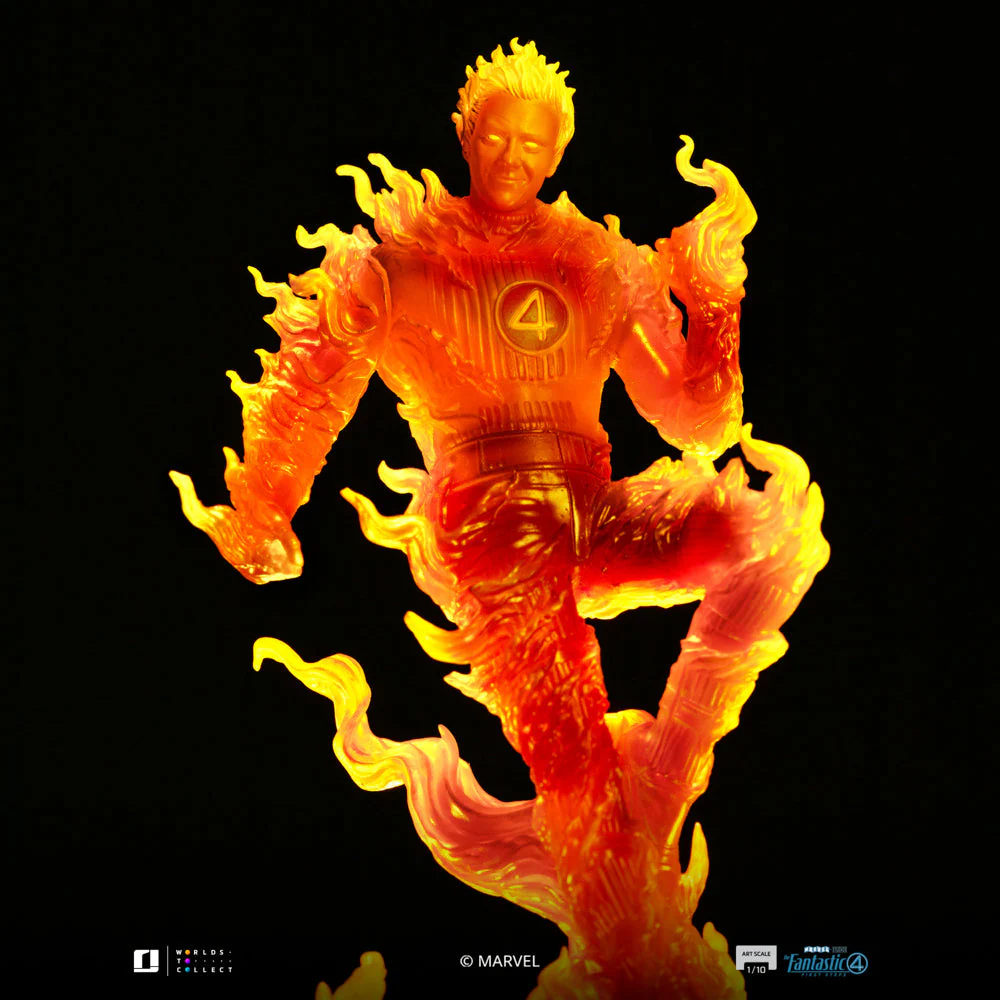 Statue Human Torch The Fantastic Four: First Steps Art Scale 1/10 Iron Studios - Image 11
