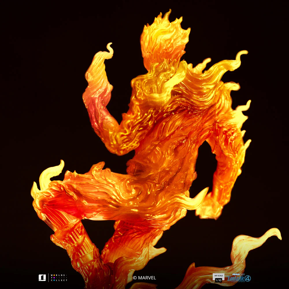 Statue Human Torch The Fantastic Four: First Steps Art Scale 1/10 Iron Studios - Image 12