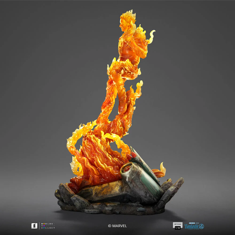 Statue Human Torch The Fantastic Four: First Steps Art Scale 1/10 Iron Studios - Image 5