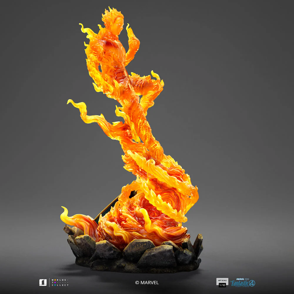 Statue Human Torch The Fantastic Four: First Steps Art Scale 1/10 Iron Studios - Image 6