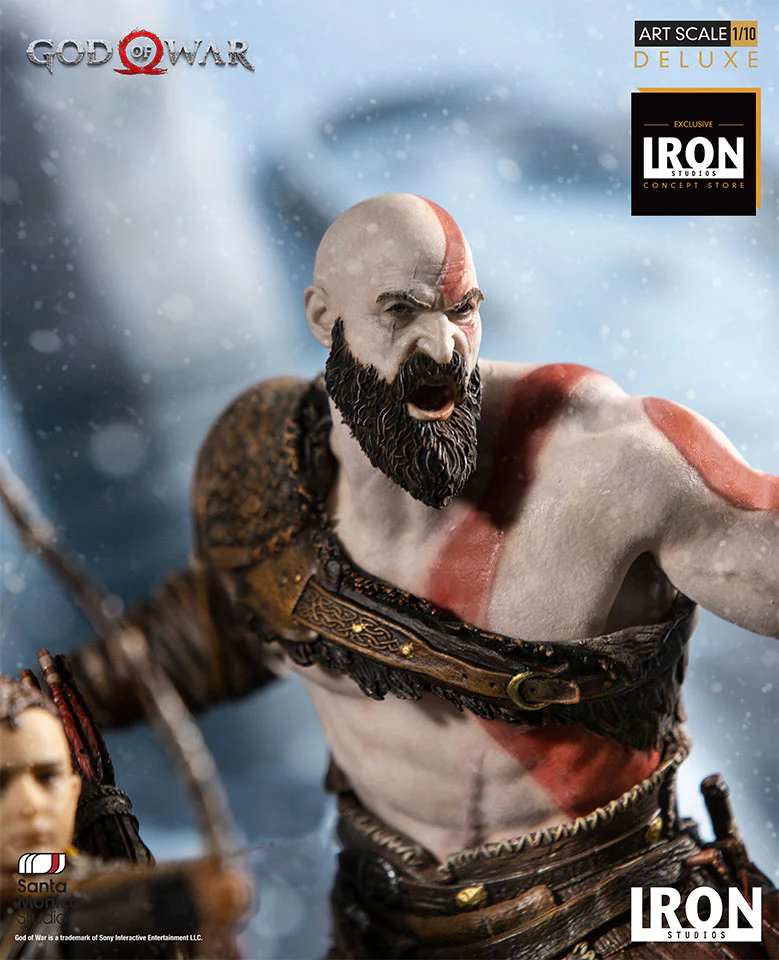 Statue Kratos and Atreus Deluxe - God of War - Art Scale 1/10 - Iron Studios - Image 5