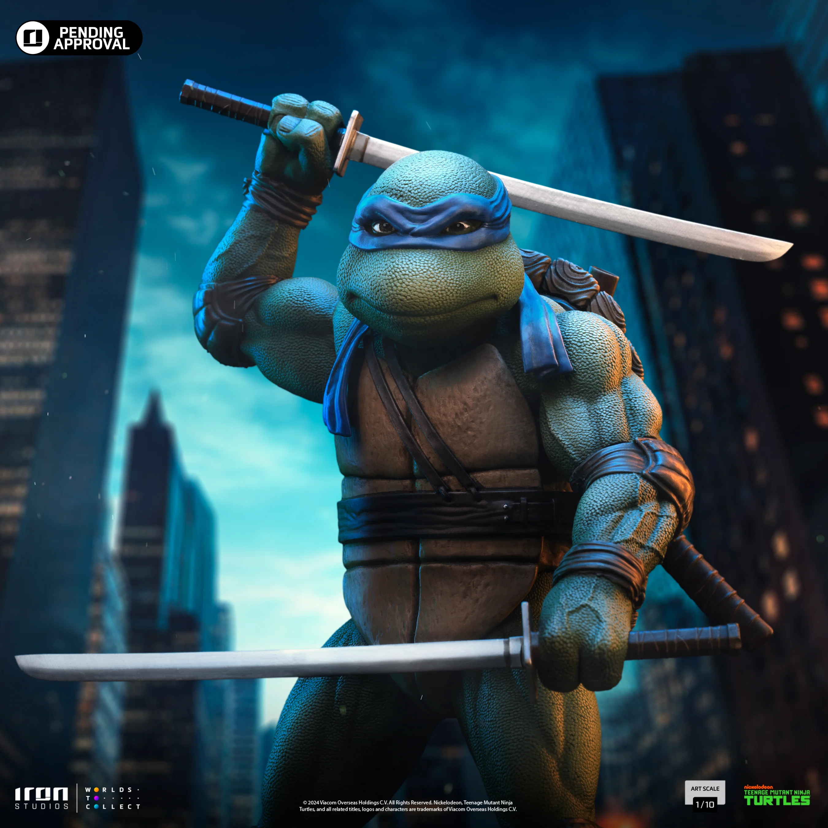Statue Leonardo  TMNT Movie  Art Scale 1/10  Iron Studios - Image 3