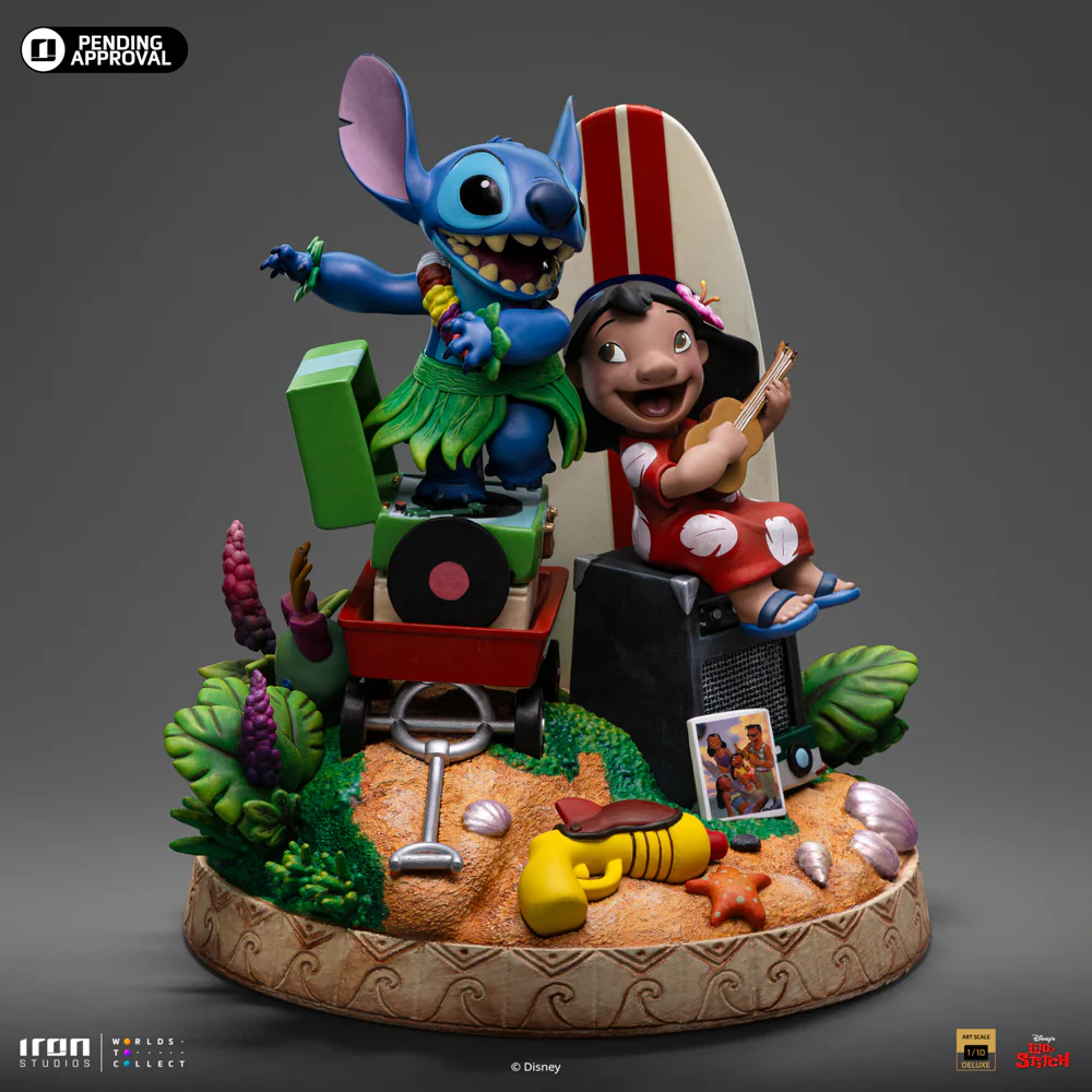 Statue Lilo and Stitch Deluxe Disney Classics Art Scale 1/10 Iron Studios - Image 13