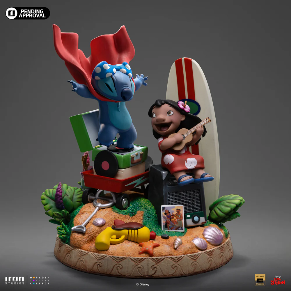 Statue Lilo and Stitch Deluxe Disney Classics Art Scale 1/10 Iron Studios - Image 16